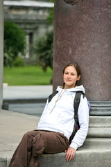 Fototapeta premium beautiful smiling girl