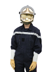 Fototapeta premium pompier casqué