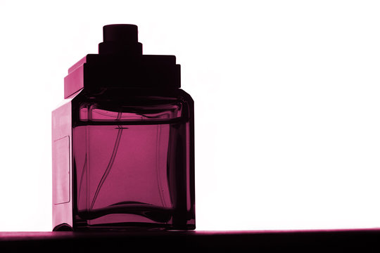 parfume bottle. macro