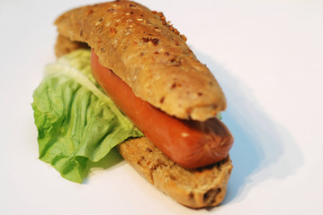 sandwich with sausage