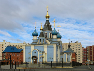 Fototapeta na wymiar orthodox christian church