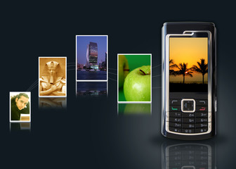 mms, mobile multimedia concept