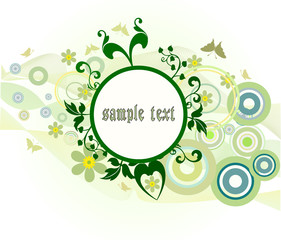 floral background - illustration