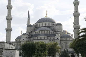 Fototapeta na wymiar blue mosque istanbul