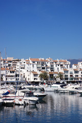 Fototapeta na wymiar puerto banus, hafen von marbella