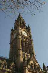 Fototapeta na wymiar manchester town hall3