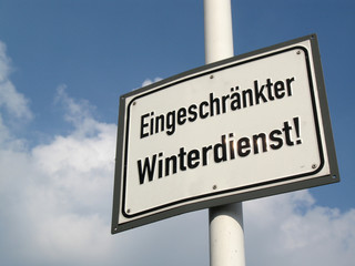 Obraz premium winterdienst