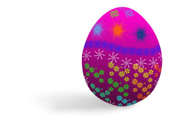 oeuf de pâques rose