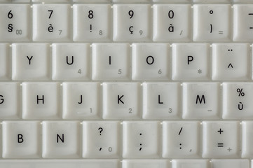 clavier blanc 1