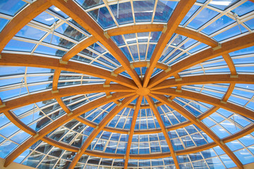 interior of modern building