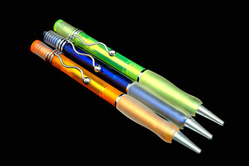 colourful pens