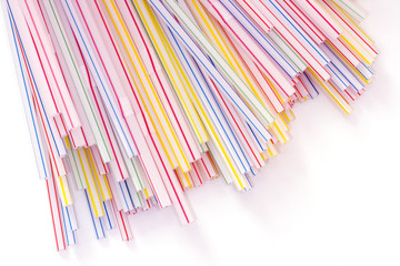 plastic drinking straws