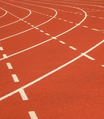 running track markings