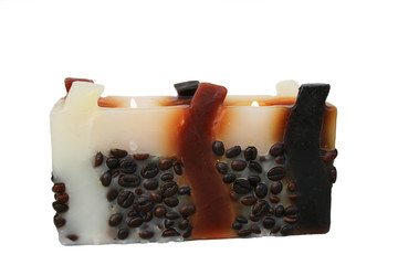 candle isolated on white