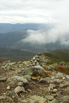 high mountain trail