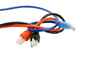 three patch cords