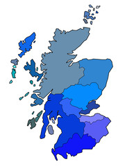 map of scotland
