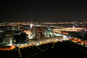 Naklejka premium wien bei nacht