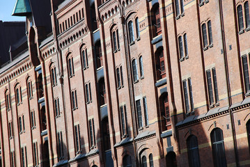 Naklejka premium speicherstadt store front