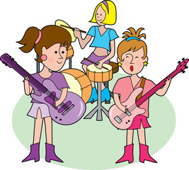 girly rock band