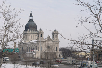 cathedral across  the express way