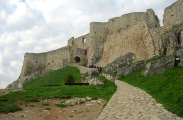 Fototapeta na wymiar Zamek Spiski (pisma Castle)