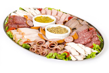 cold meat catering platter