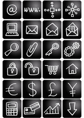 boutons  internet commerce