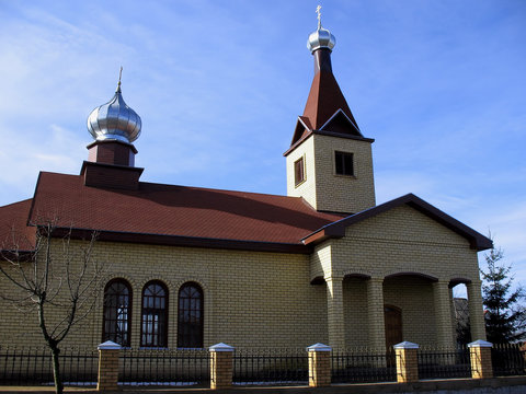 church in kraslava (front view)