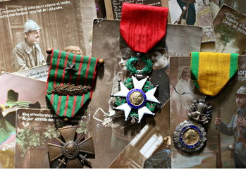 médailles militaires de la guerre
