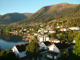 balestrand am fjörd