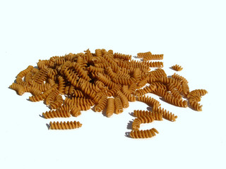 wholewheat corkscrew pasta