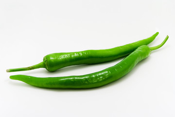green chili peppers