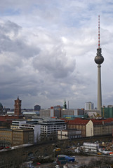 Fototapeta premium berlińska wieża telewizyjna