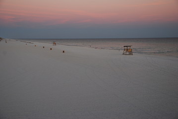 dusk on the gulf of the mexico