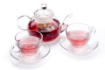 teapot with cups