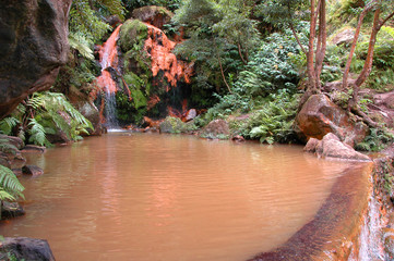 exotic natural pool in the azores