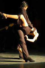 tango acrobatics - obrazy, fototapety, plakaty