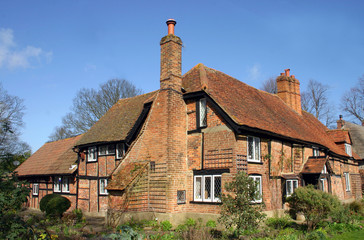 brick and timber house