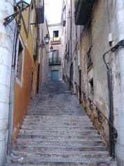 Fototapeta premium girona old steps