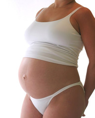 pregnant woman's belly