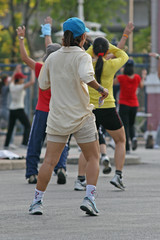 aerobics group