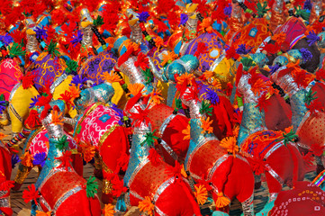 india, rajasthan: puppets