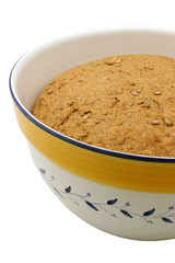 hearty bread dough - vertical
