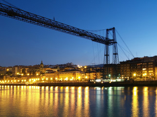 Fototapeta na wymiar Vizcaya Suspension Bridge