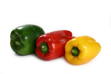 three bell pepper