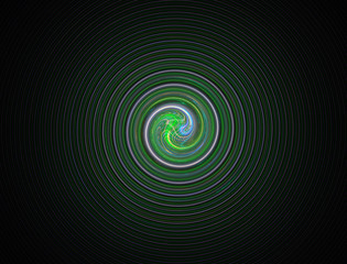 circle motion - 3d background.