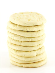pile de pains pitta / pita