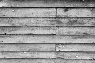 weathered clapboards
