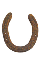 lucky horseshoe isolated
